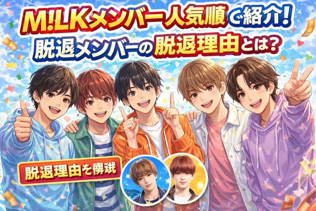 M! LKメンバー人気順で紹介！脱退メンバーの脱退理由とは？