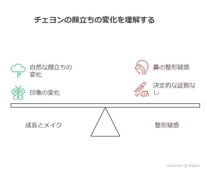 TTWICE チェヨン顔変わったのは整形？過去の画像と比較