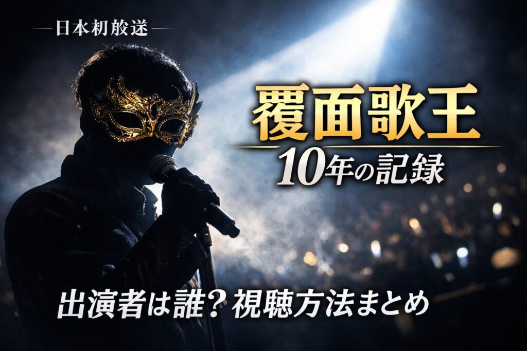 「覆面歌王 10年の記録」の出演者は誰？日本からの視聴方法も紹介