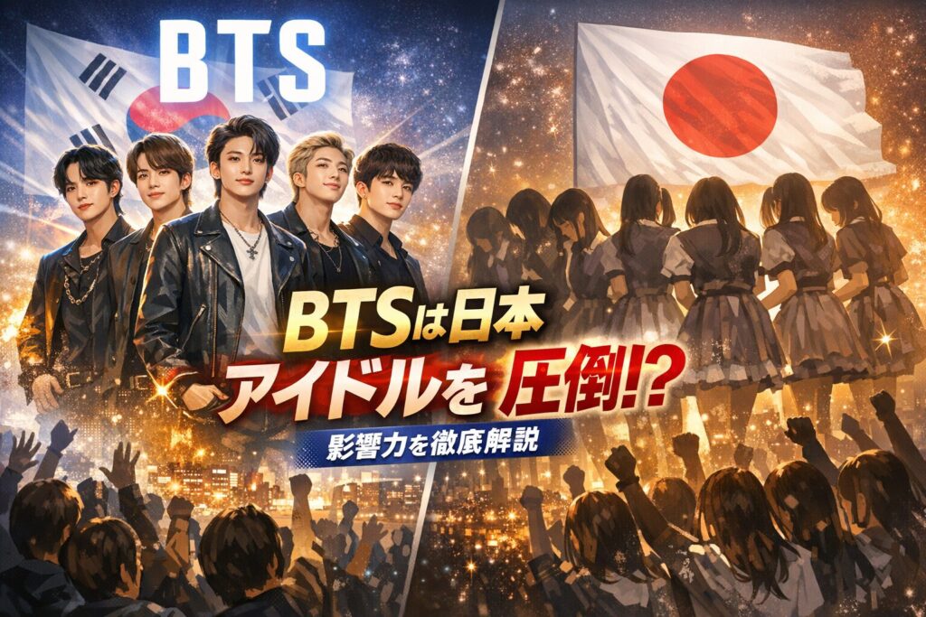 BTSは日本アイドルを圧倒?影響力を徹底解説