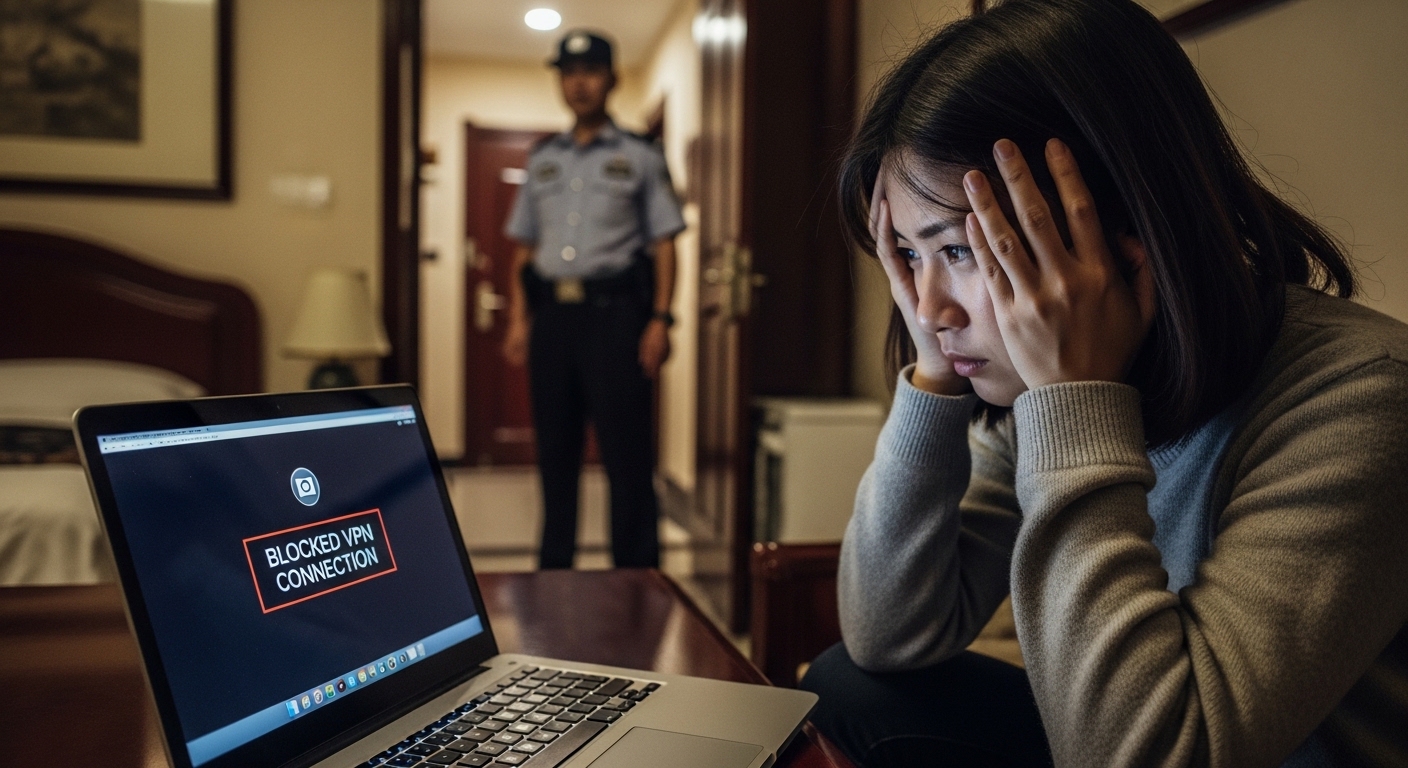 中国でVPNは違法？摘発強化の真実と日本人観光客のリスク解説