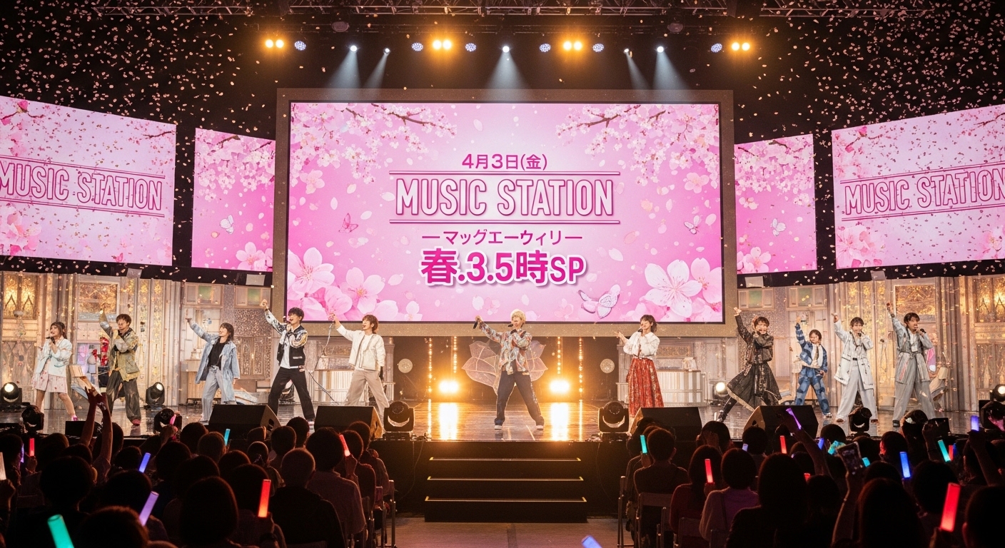 4月3日「Mステ」春の3時間30分SP タイムテーブルは?出演者一覧と歌唱曲を紹介