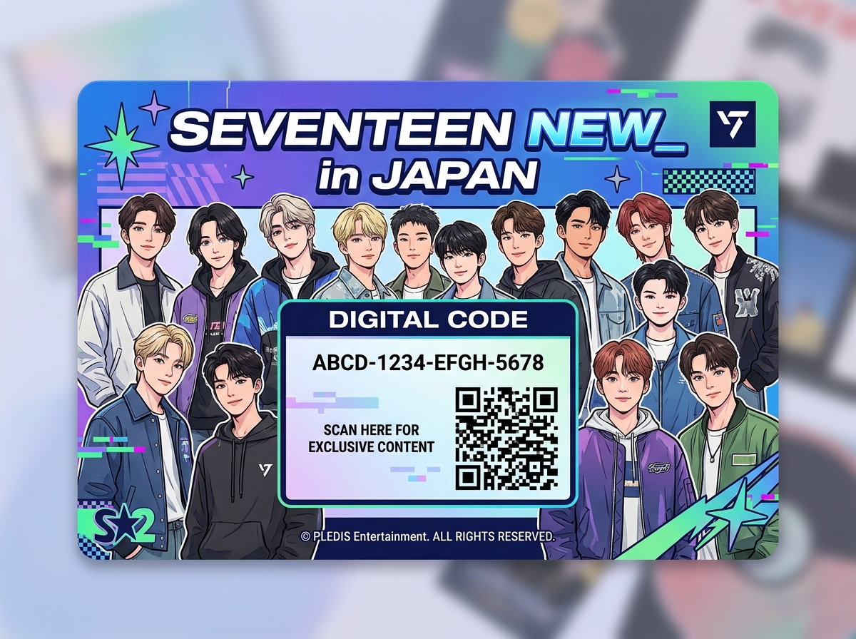 Where can I buy SEVENTEEN's NEW IN JAPAN DIGITAL CODE?
