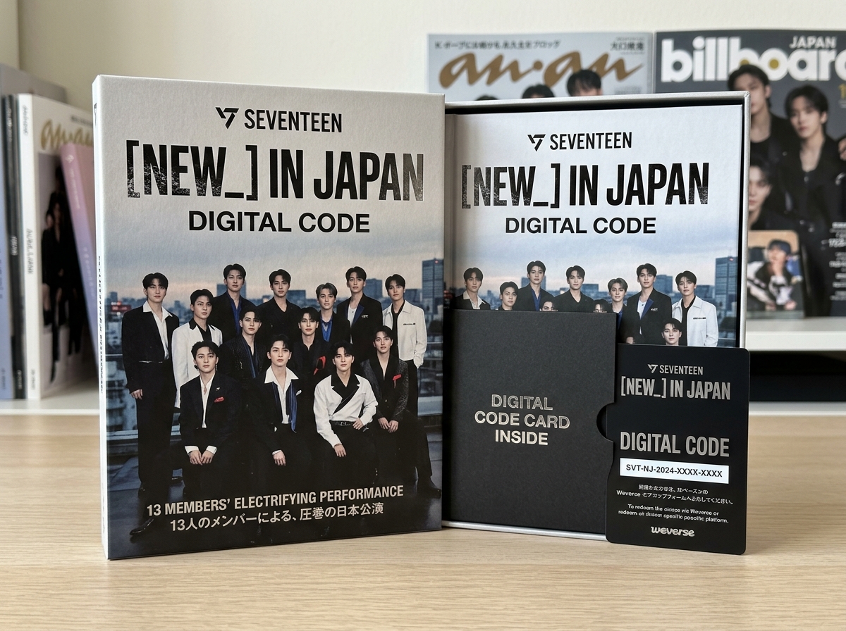 SEVENTEEN NEW_ IN JAPAN DIGITAL CODEどこで買える？予約先比較